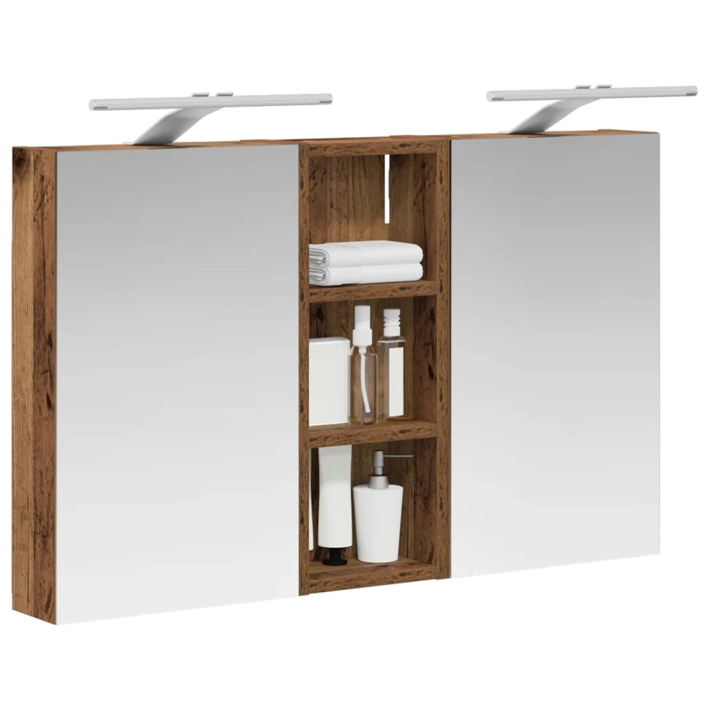 Set di Armadi da Bagno con lo scaffale 3 pcs 80 x 10,5 x 50 cm 3403662