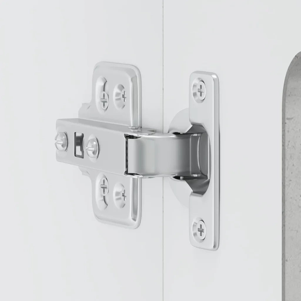 Pensile da Cucina con Porta in Vetro Kalmar Grigio Cemento