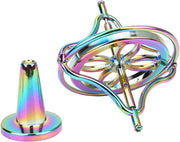Giroscopio Decompressivo Giocattolo per Adulti e Bambini - Colorful Omega Spinner .