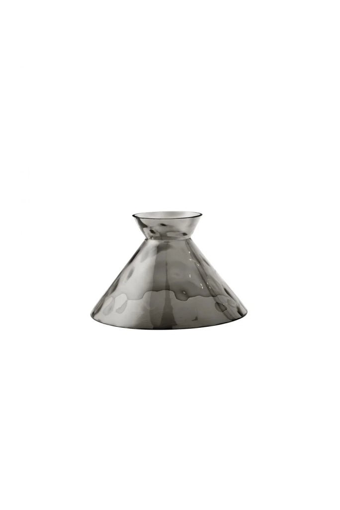 Vetro fumé specchiato con effetto martellato per collezione Neck Vetri compatibili solo con montatura art.8028 d.25cm
