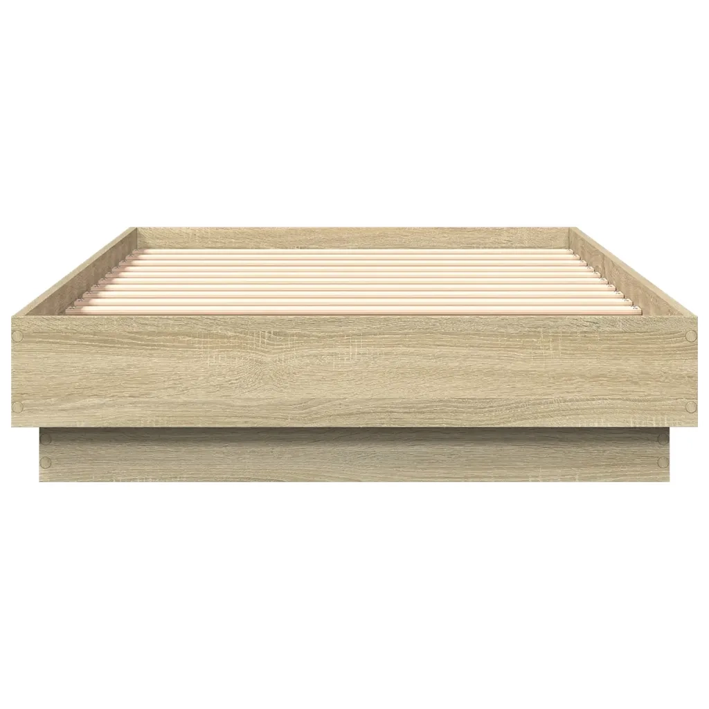 Giroletto senza Materasso Rovere Sonoma 90x190 cm in Truciolato 839632