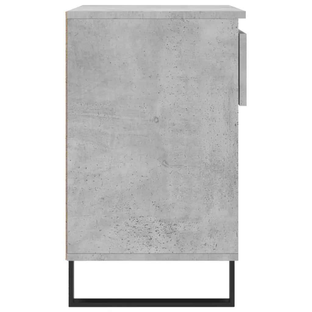 Scarpiera-Scaffale per scarpe Grigio Cemento 70x36x60 cm in Legno Multistrato 354662