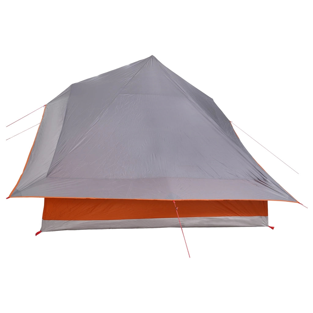 Tenda Familiare Tipi Grigio e Arancione 10 Persone Impermeabile