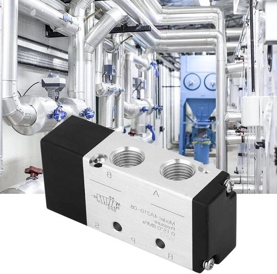 Valvola pneumatica a 5 vie 2 posizioni con connessione magnetica 1/4 "PT - Regolatore pneumatico di alta qualità - Codice 4H210-08