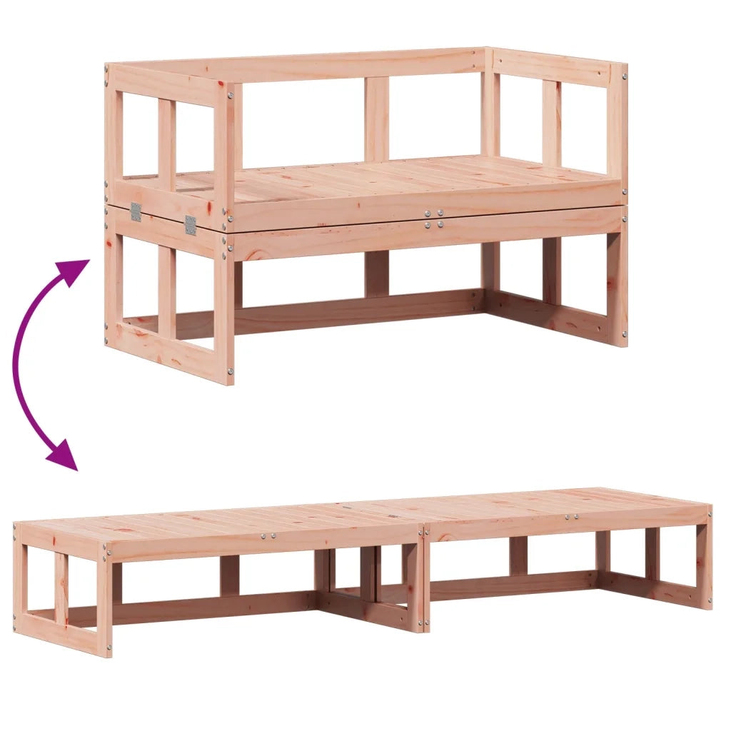 Panca Divano da Giardino Estensibile Legno Massello di Douglas 832613