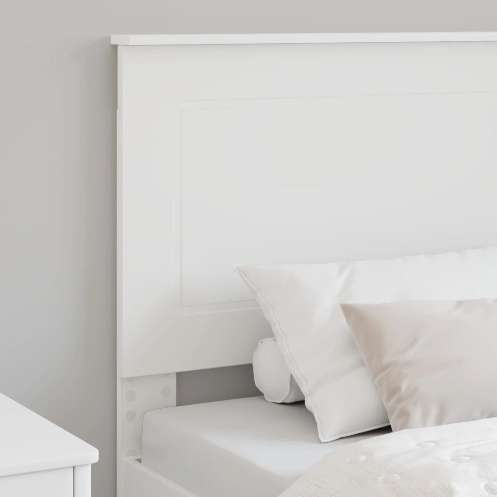 Testiera Bianco 100 cm Legno ingegnerizzato 887703