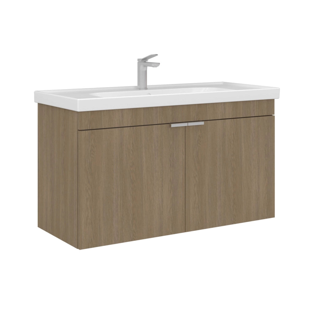 Mobile lavabo "Desna 100" - 100 x 45 x 58 cm - Rovere Sonomo
