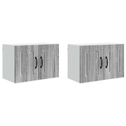 Pensile da cucina | Armadietto a muro PORTO 2 pz Grigio Sonoma 60 x 31 x 40 cm
