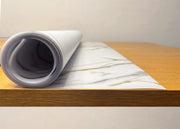 Tovaglia Antimacchia Plastificata PVC Proteggi Tavolo Crystal Marmo 1,55mm - 100X400 - D11