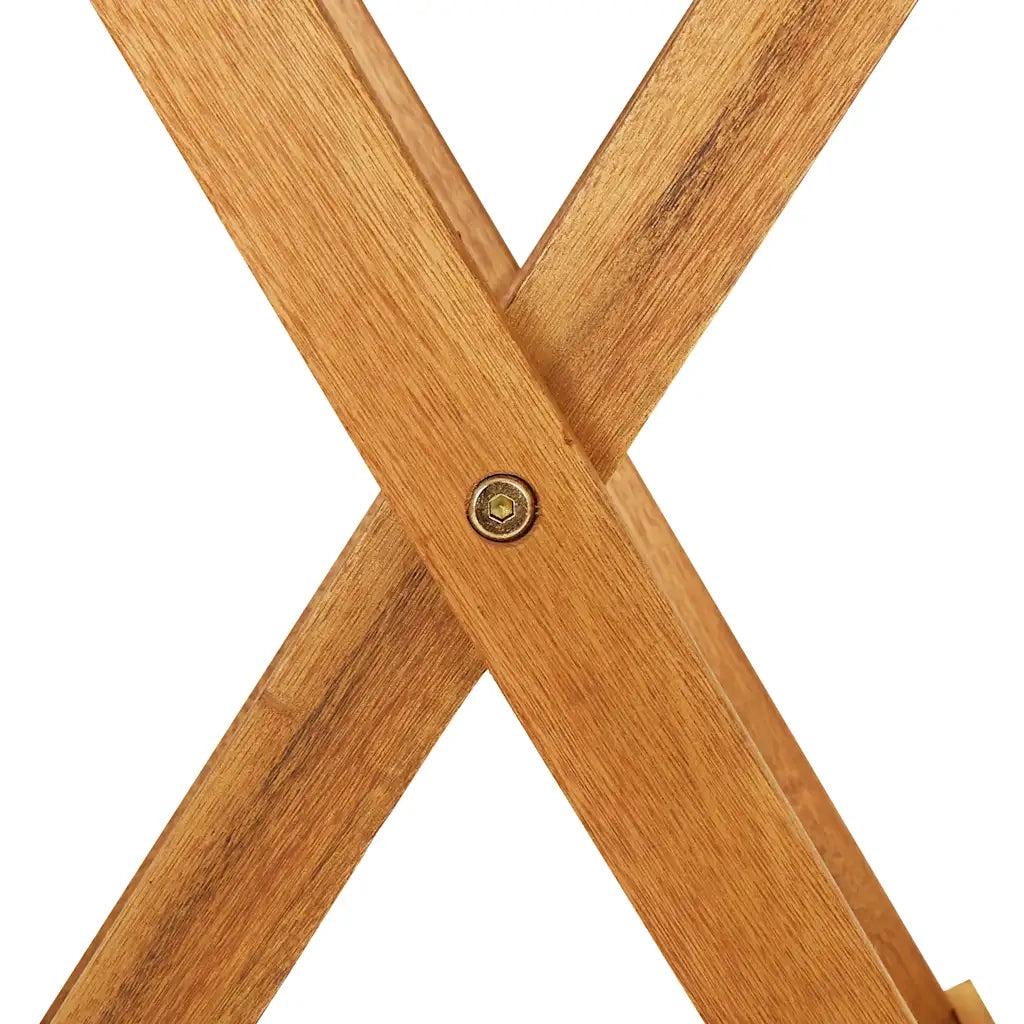 Set da Bistrot 3 pz Pieghevole in Legno Massello di Acacia cod mxl 43685