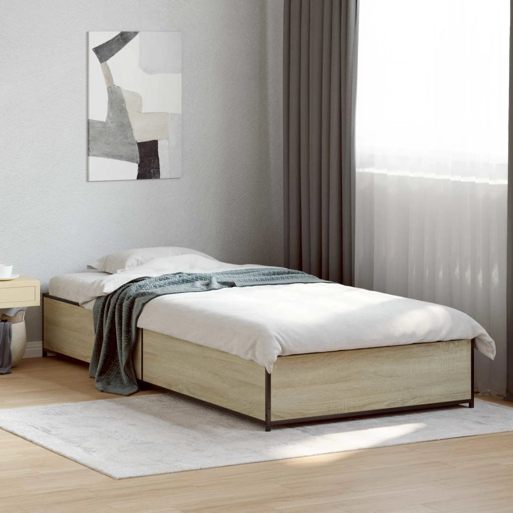 Struttura del letto Rovere Sonoma 80 x 200 cm
