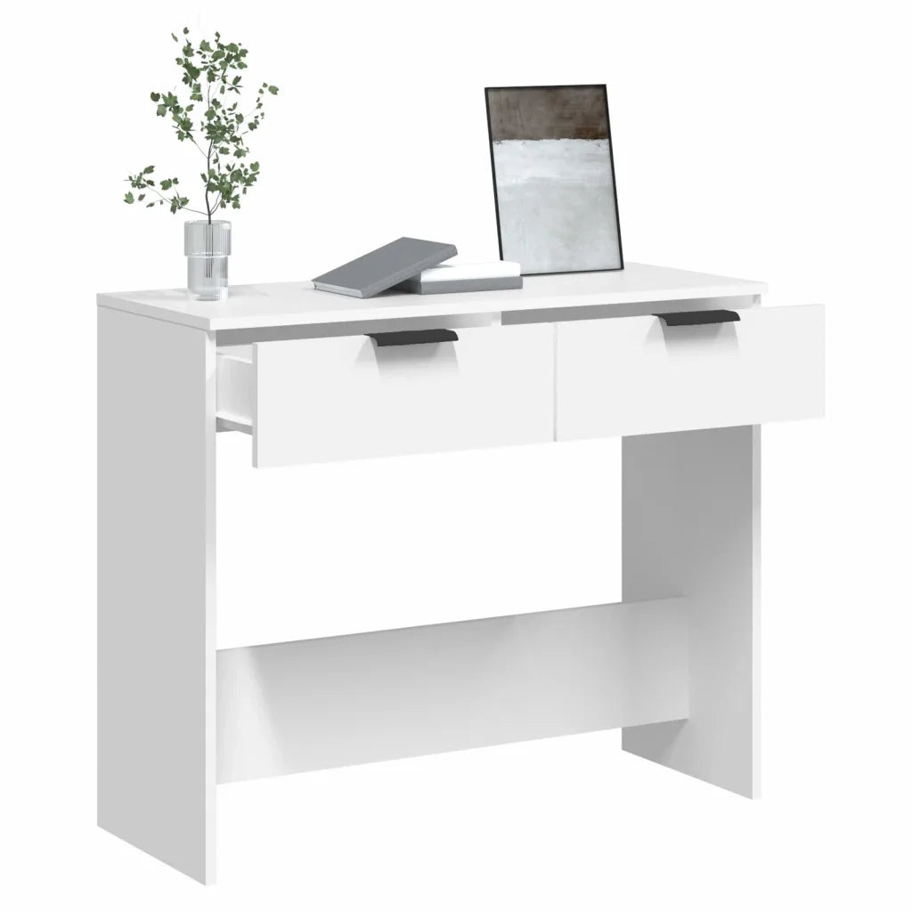 Tavolino da Salotto Bianco 90x36x75 cm in Legno Multistrato