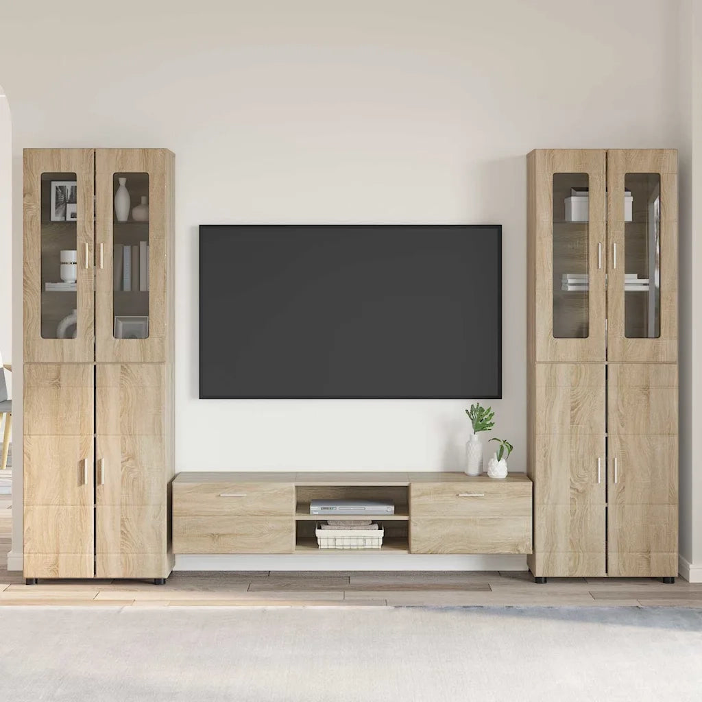 Set mobile TV FLORIN 3 pcs Rovere Sonoma Legno multistrato 3397996