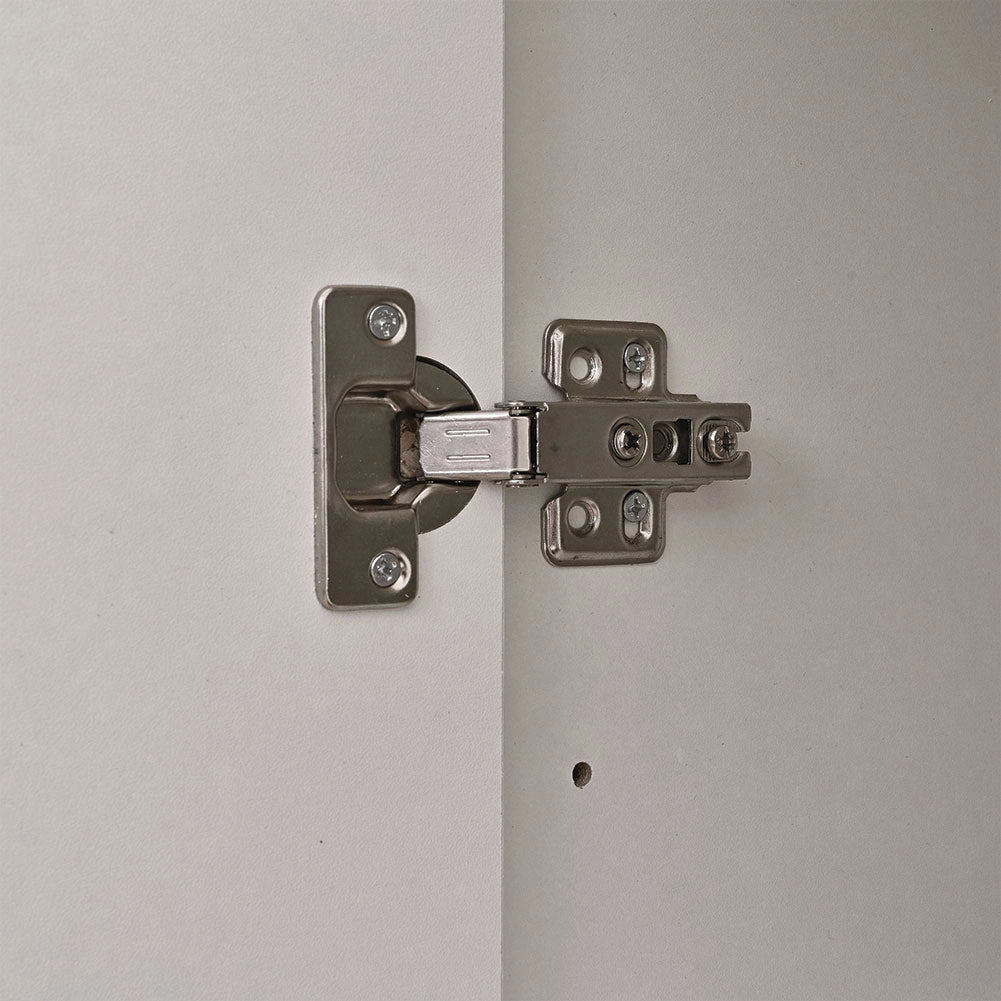 Mobile Armadio Scarpiera Casa 6 Ripiani Porta Scarpe con 2 Ante Multiuso Bianco