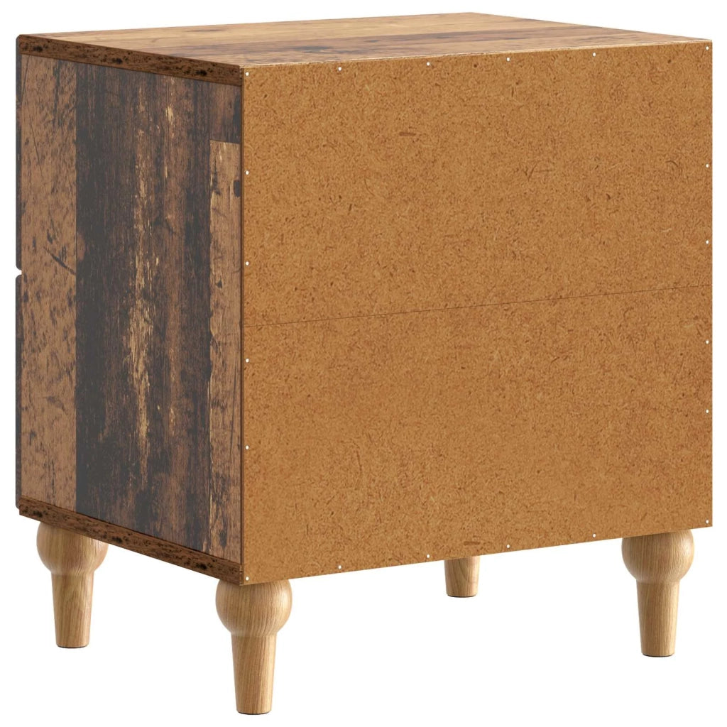 Armadio da Notte con cassetto Legno antico 43 x 34,5 x 48 cm 894081