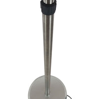 Stufa Elettrica Fungo Riscaldante Infrarossi Saturno Esterno-Interno Regolabile Argento