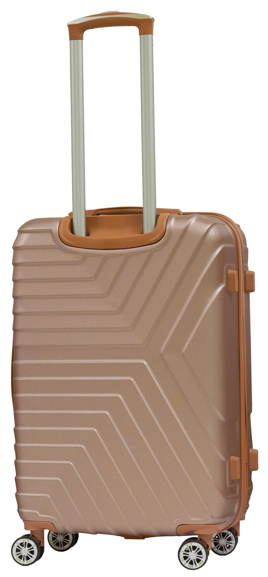 Set 3 Valigie Trolley Rigide in ABS 4 Ruote TSA Ravizzoni Calipso Golden Rose