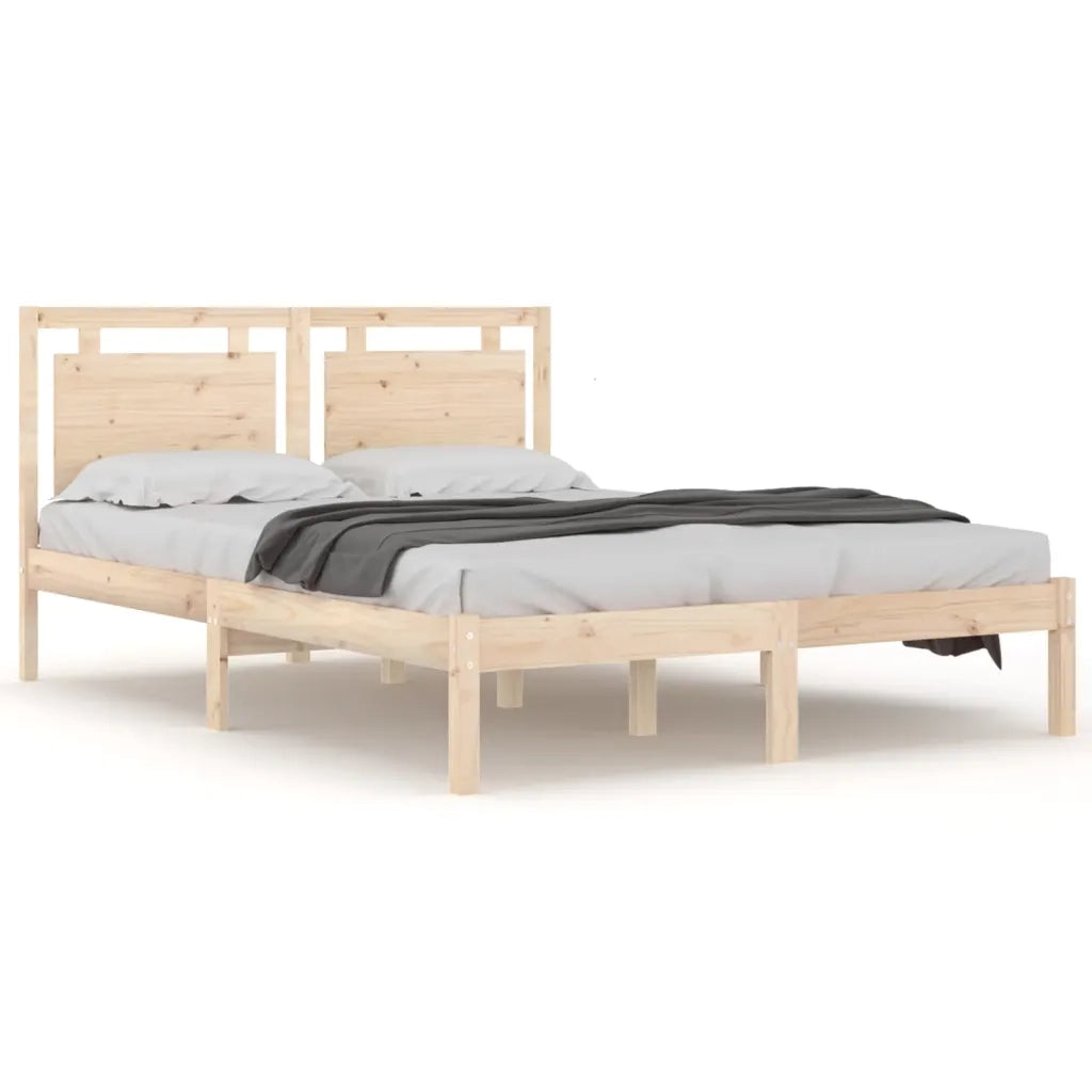 Giroletto-Struttura Letto in Legno Massello 200x200 cm 799767