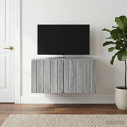 Mobile Porta TV da Muro 59,5 x 41 x 30 cm Sonoma grigio 898341
