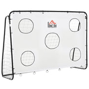 Cage de foot 2 en 1 con bersagli ¨C zephmum ¨C bianco 240x88x174 cm