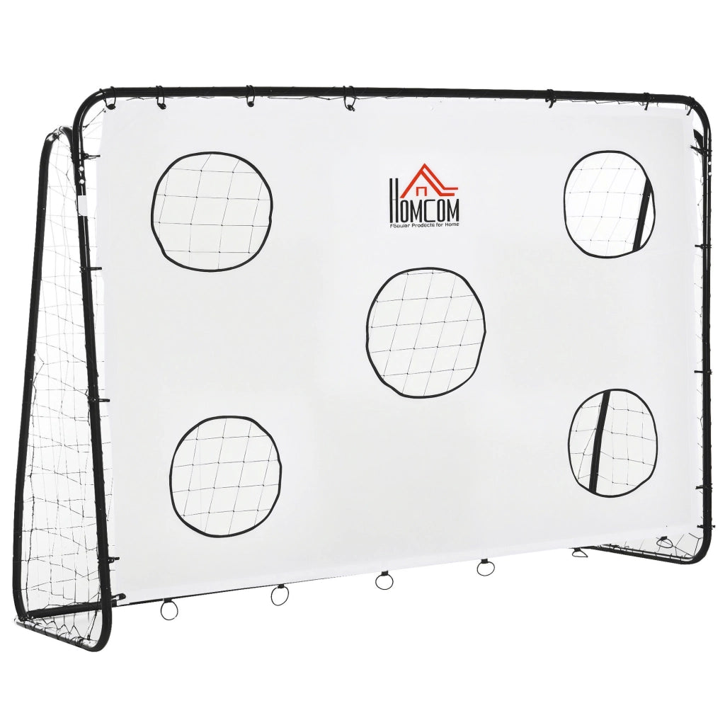 Cage de foot 2 en 1 con bersagli ¨C zephmum ¨C bianco 240x88x174 cm