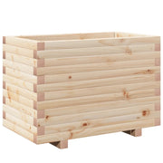 Fioriera | Cassetta per fiori | Vaso da Giardino 70x40x49,5 cm in Legno Massello di Pino
