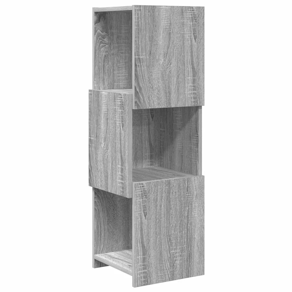 Mobile angolare Grigio Sonoma 30,5x30x95cm Legno multistrato 889834