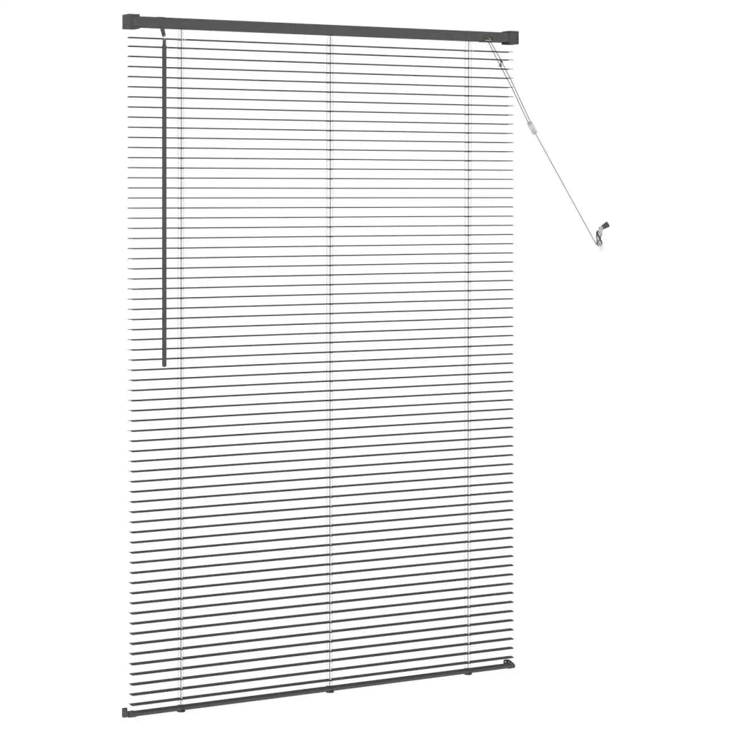 Tenda Veneziana Grigio Argento 150 x 100 cm 25 mm PVC