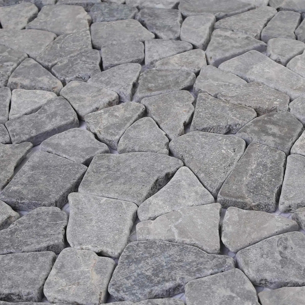 Piastrelle Mosaico Grigio Chiaro 30 x 30 cm Marmo 42033528