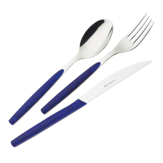 Servizio Set di Posate 24 pezzi in Acciaio Inox Eme Dream Blu 5