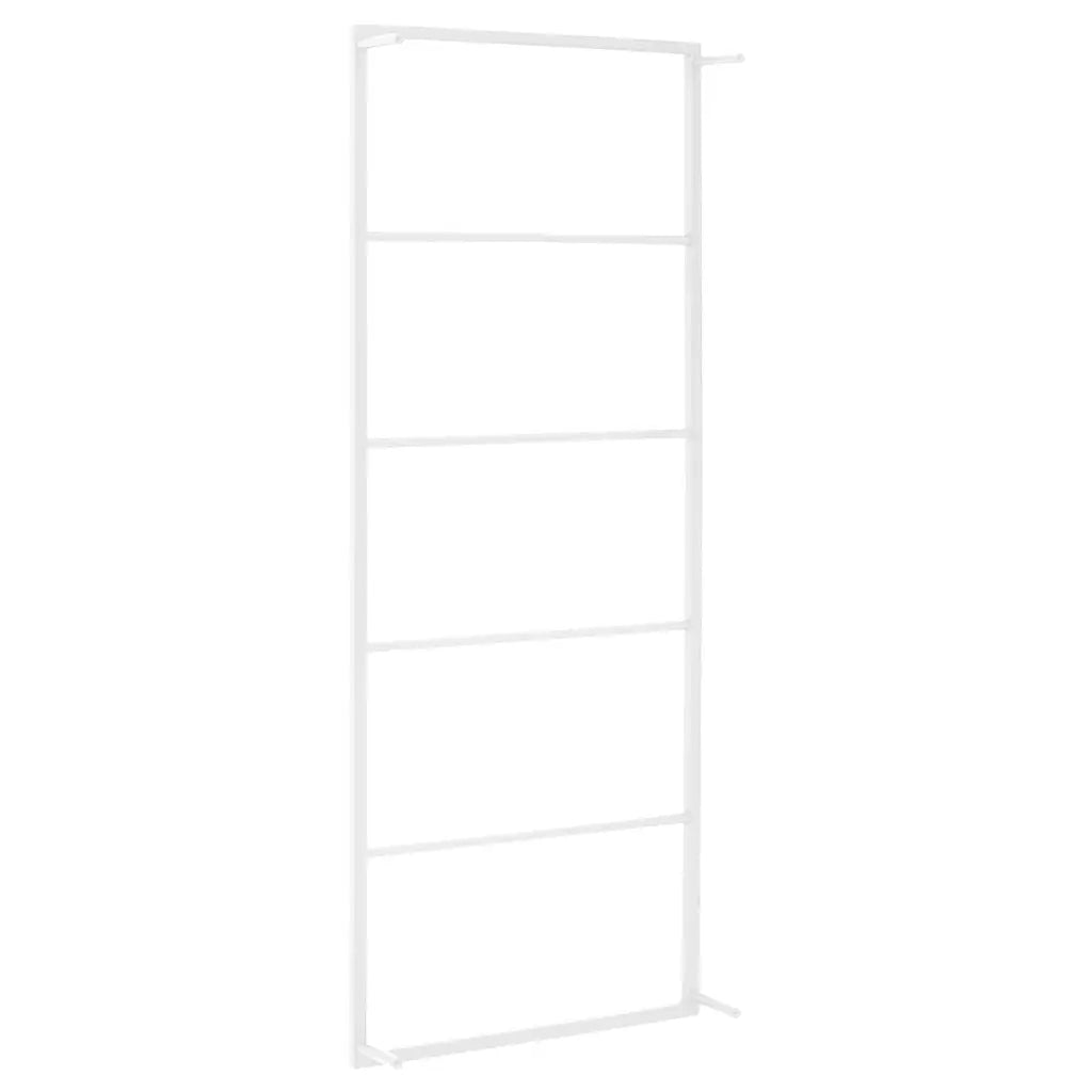 Portasciugamani Bianco 45x10x115 cm Acciaio 336119