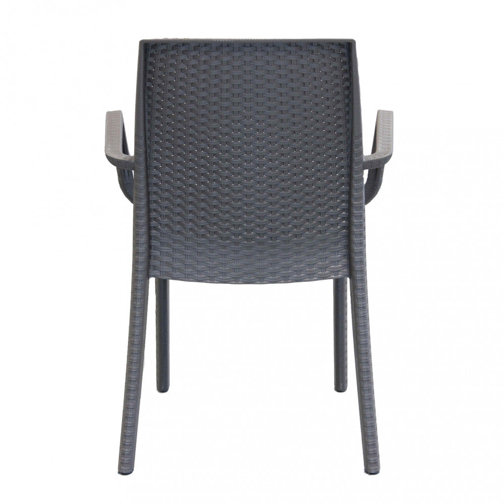 Sedia indiana 57x59x86 h cm in Wicker Taupe