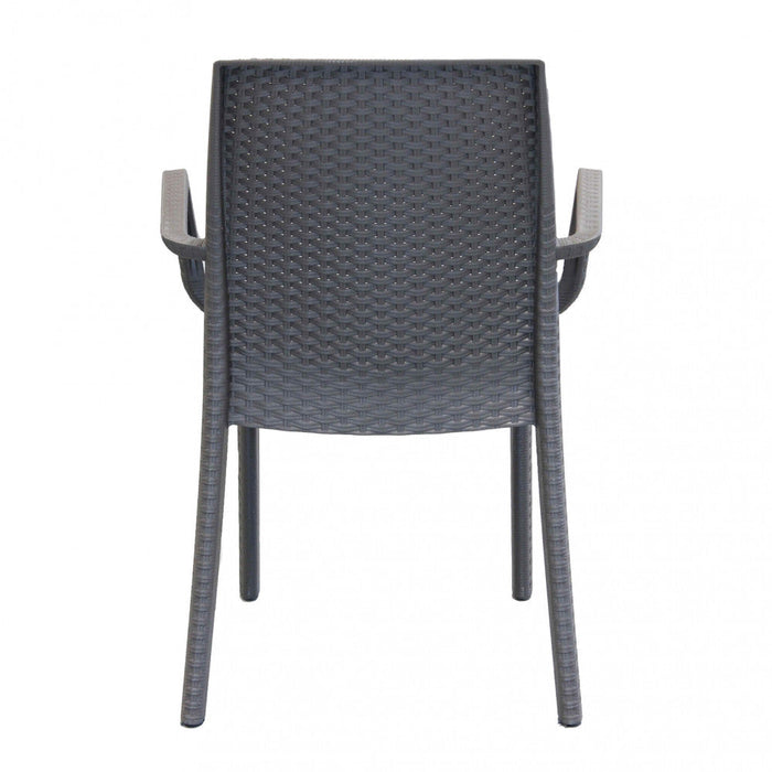 Sedia indiana 57x59x86 h cm in Wicker Taupe