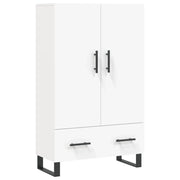 Credenza | Madia | Buffet da pranzo | Armadio da pranzo Bianca 69,5x31x115 cm in Legno Multistrato