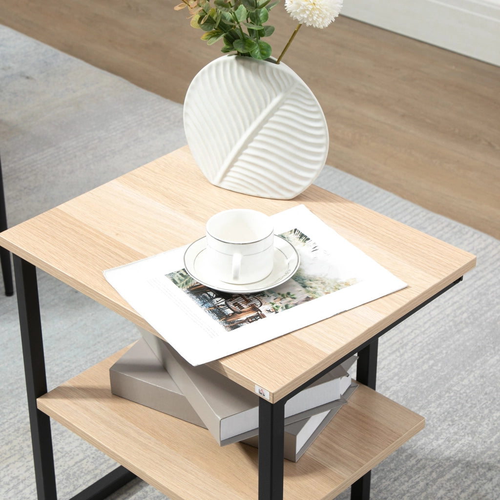 Tavolino da salotto ¨C zephmum ¨C 45x35x48 cm colore naturale