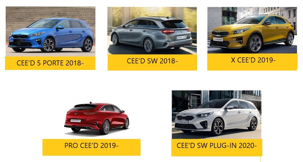 SPRINT05046 , Kia Cee'd 5 porte, SW  2018-, X Cee'd  ,Pro Cee'd 2019-, Cee'd SW Plug-in 2020- (2 Fix HY)