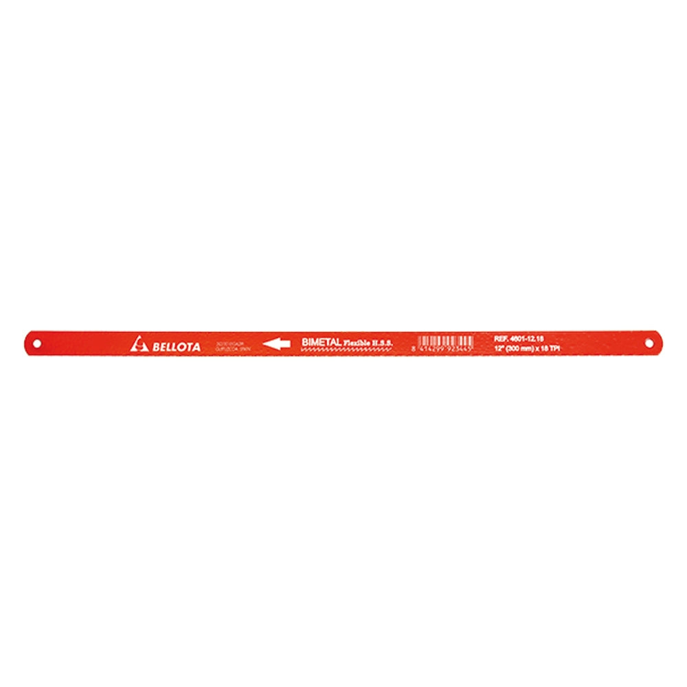 LAMA PER FERRO HSS BIMETALLICA cm 30 - 18 denti- 10 pezzi  - BELLOTA