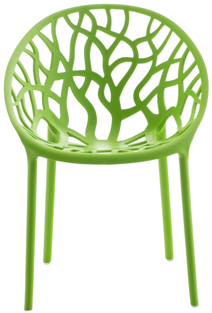 Set 4 sedie da giardino HOPE verde
