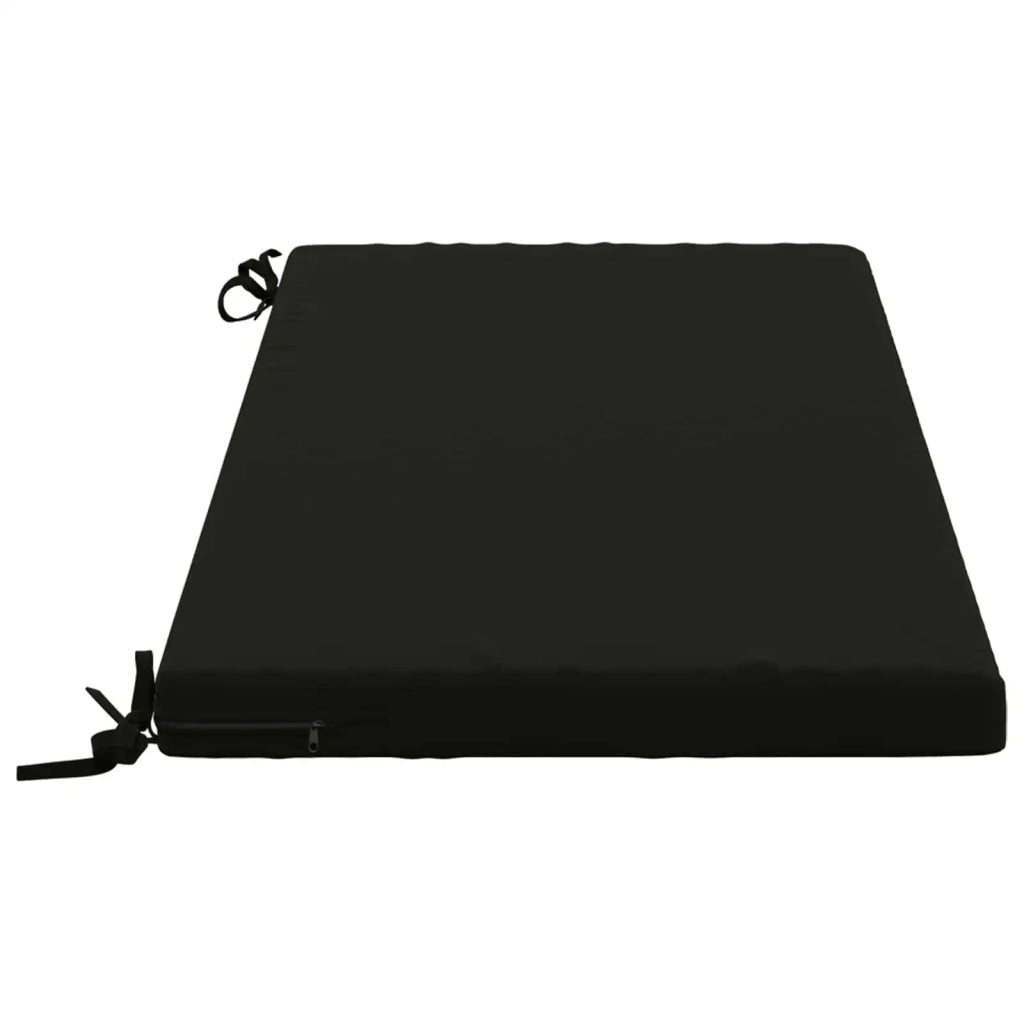 Cuscini per Panchina a 2 Pezzi SOEST 2 pz 100% Poliestere Nero 949285