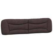 Cuscino Testiera Hvar Marrone Scuro 200 cm in Tessuto CFW5075977
