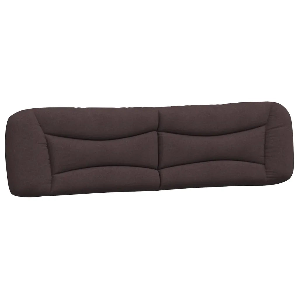 Cuscino Testiera Hvar Marrone Scuro 200 cm in Tessuto CFW5075977