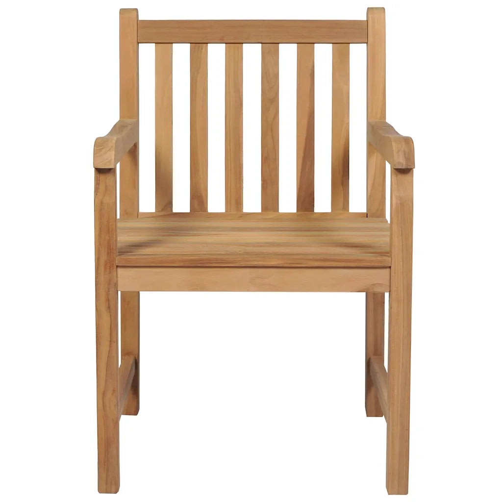 Sedie da Giardino 8 pz con Cuscini Beige in Massello di Teak cod mxl 8361