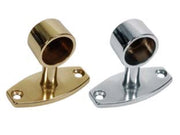 Supporto finale per corrimano - ø mm.18 - mm.23x49x44h. ottone lucido verniciato 1 pezzi