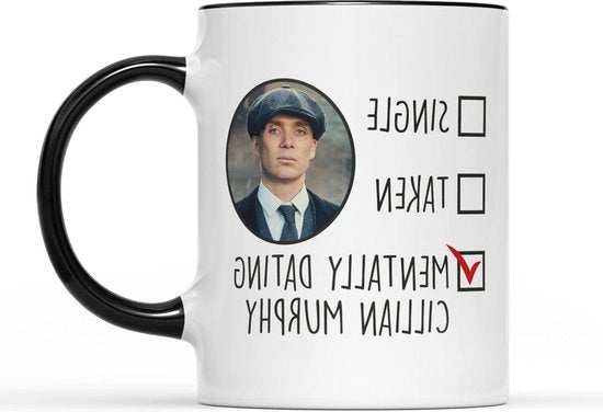 Tazza umoristica per fan di Peaky Shelby con battuta su Cillian Murphy