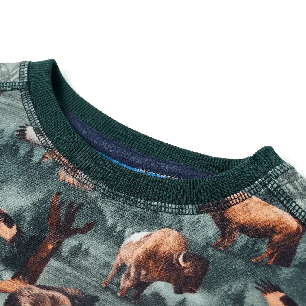 Felpa per Bambini Verde Scuro 104cod mxl 132408