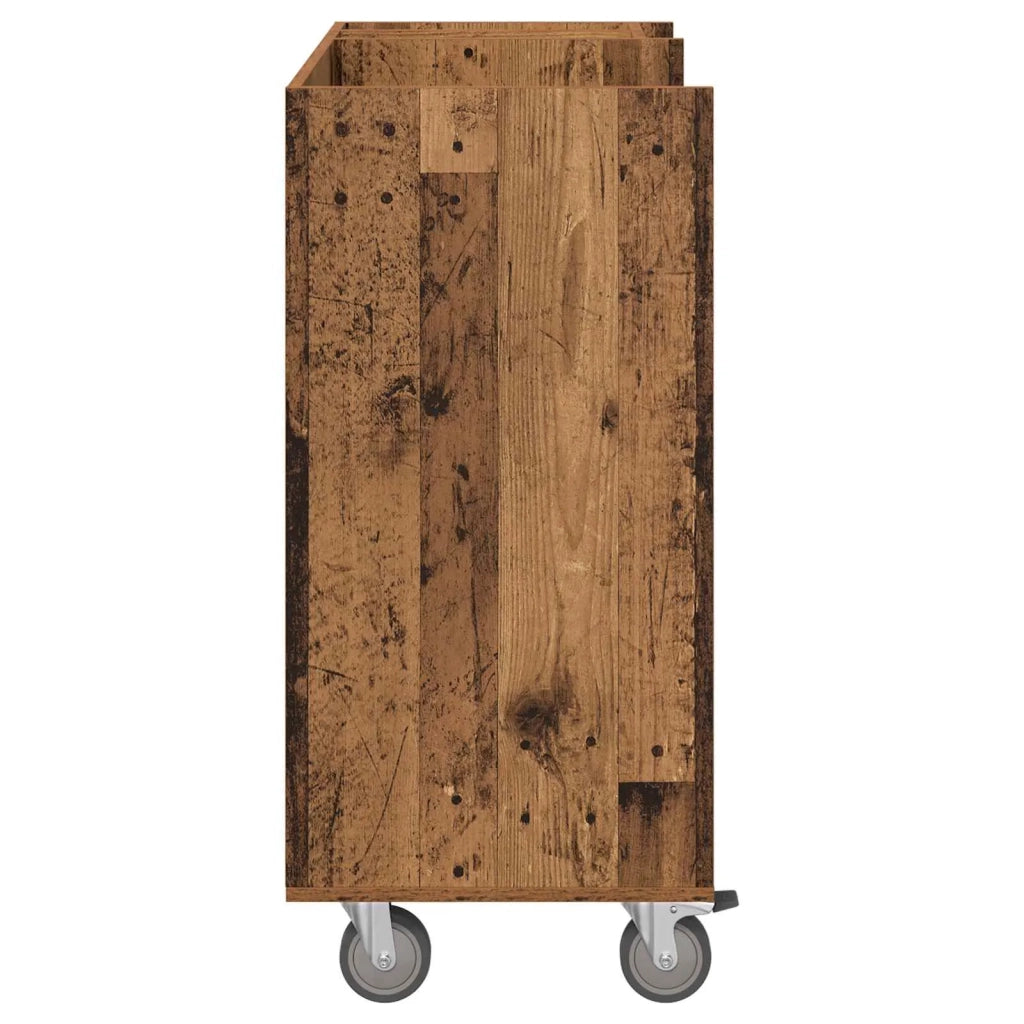 Armadio per Golf con ruota Legno vecchio 90 x 45 x 98 cm CFW2696549