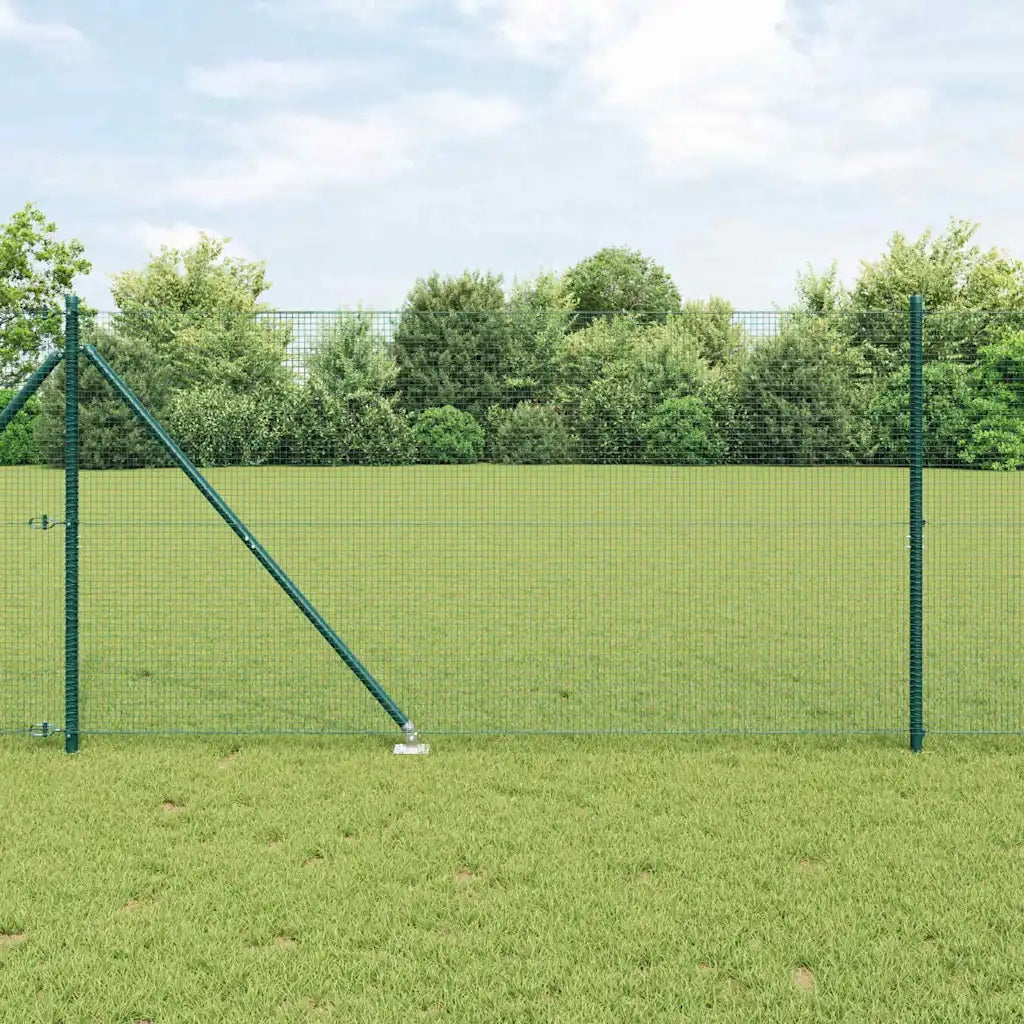 Palo della recinzione Verde 10 x 1,4 m (rete 16 x 16 mm)