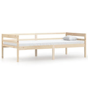 Letto singolo | Letto per adulti | Giroletto senza Materasso 90x200 cm in Legno Massello di Pino