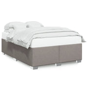Letto matrimoniale | Letto per adulti | Giroletto senza Materasso Tortora 140x200 cm in Tessuto