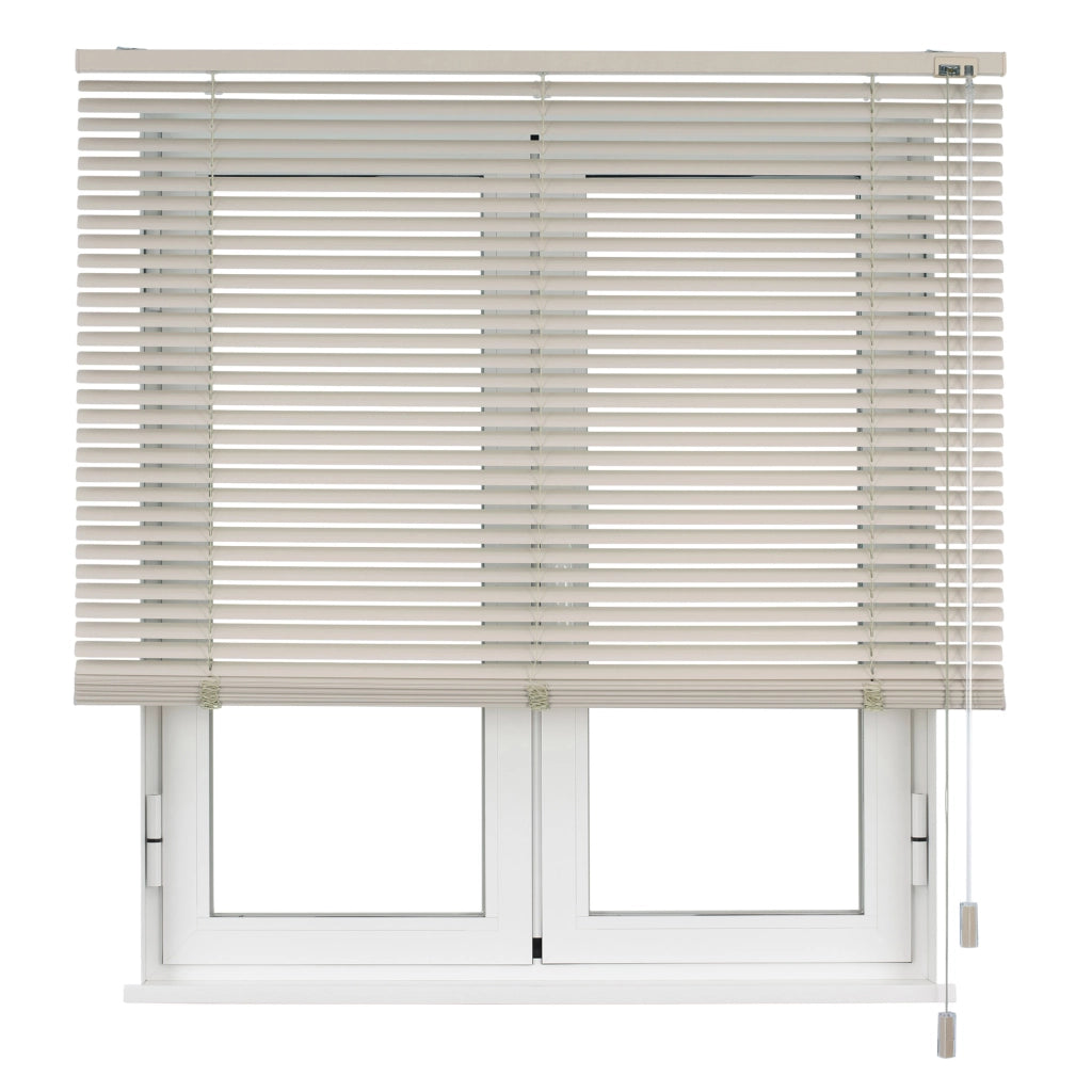 VIEWTEX Veneziana in alluminio  25mm sabbia  150 X 175cm - Made in Europe - 5 anni di garanzia